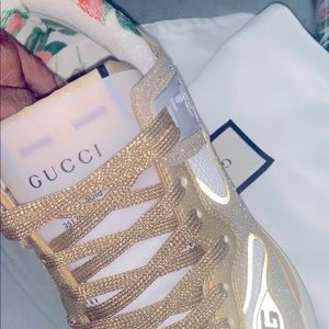 Gold Gucci Sneaker